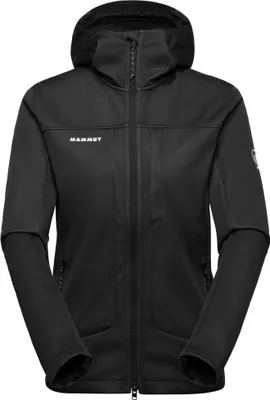 Produktbild von Ultimate VIII SO Hooded Jacket Women, Softshell Jacke Damen - Mammut, Farbe:black, Größe:XS