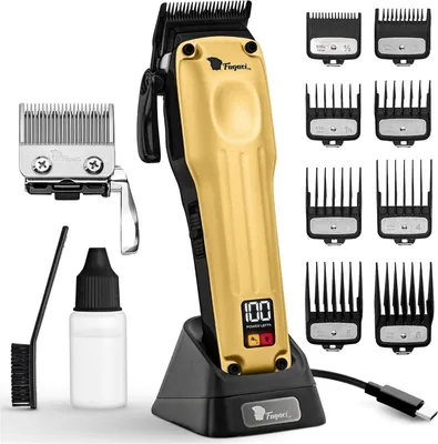 Produktbild von Haarschneidemaschine Profi Mit Überlegene Präzision, 5-Fach Längere Schärfe Mit 2 Klingen: Fade & Taper, Professionelle Mit Bürstenloser Motor