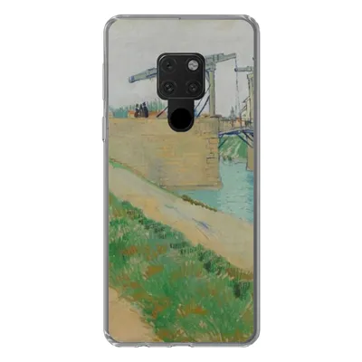 Produktbild von MuchoWow® Handyhülle Schutzhülle Hülle für Huawei P40 Lite Die Brücke von Langlois - Vincent van Gogh Silikon Softcase Handy Hülle - Handy