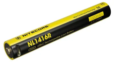 Produktbild von Nitecore Li-Ion Akku Typ 2x 14500 - 1600mAh - NL1416R mit USB-C Ladeanschluss