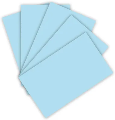 Produktbild von folia 614/50 39 - Fotokarton DIN A4, 300 g/qm, 50 Blatt, eisblau - zum Basteln und kreativen Gestalten von Karten, Fensterbildern und für Scrapbooking