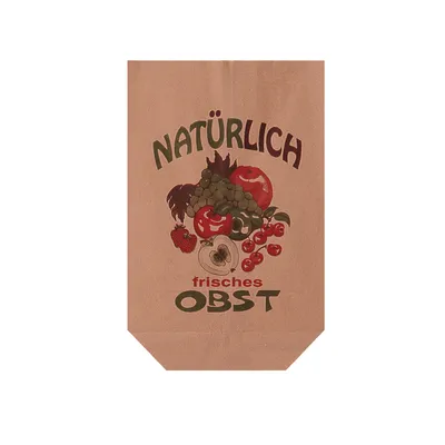 Produktbild von Brauner Papier Obstbodenbeutel, 1,5 kg Tragkraft, 180x370x380 mm, 1000 Stück