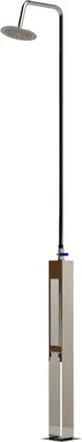 Produktbild von Eichenwald Ideal Außendusche Altena Pooldusche Edelstahl V2A Holz 701010
