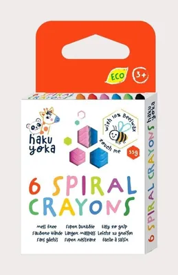 Produktbild von Avenir Kredki Spiralne 6 kolorów