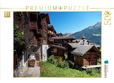 Produktbild von CALVENDO Puzzle Grimentz | 500 Teile Lege-Größe 48 × 36 cm Foto-Puzzle für Erwachsene