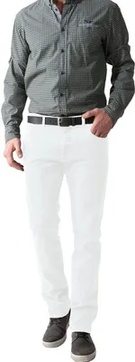 Produktbild von Stooker Frisco Herren Stretch Jeans Hose - Ärztehose - Pflegedienst - Zahnarzt - White (W42/L30)