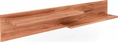 Produktbild von Wandregal Zigo aus Kernbuche massiv 140x20x22 mit 2 Ablagen