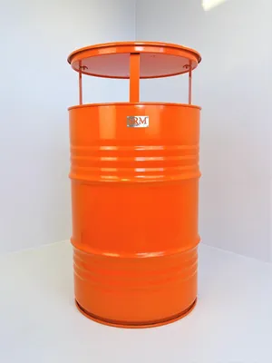 Obrázek produktu pro Barelový nábytek bistro stůl - designový stůl oranžový Ø 57cm výška 108cm