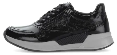 Productafbeelding van Gabor ROLLINGSOFT damesschoenen - sportieve veterschoenen zwart NIEUW