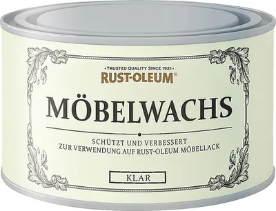Produktbild von Rust-Oleum Kreidefarbe Möbelwachs 125 ml klar