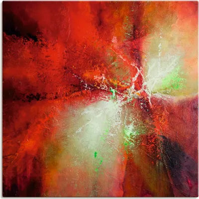 Produktbild von ARTland Leinwandbild Energie Größe: 30x30 cm