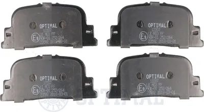 Produktbild von OPTIMAL Bremsbeläge Satz Hinten Bremsklötze für TOYOTA PRIUS Liftback (NHW20) BP-12207