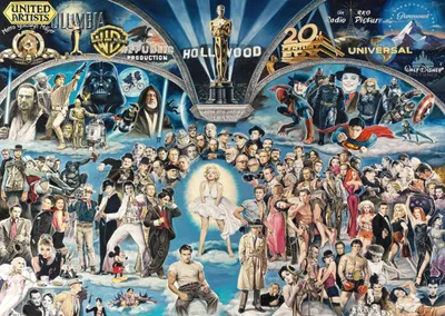 Produktbild von 1000 Teile Schmidt Spiele Puzzle Renato Casaro Hollywood 59398
