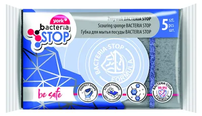 Produktbild von York Spülschwamm 5er Set Topfreiniger Mit Antibakteriellen Eigenschaften Hygieni