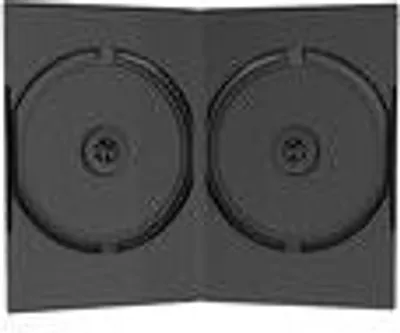 Produktbild von 7 DVD CD Hüllen 14mm 2fach 2er black