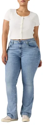 Immagine prodotto di Jeans da donna Levi's modello 725™ a vita alta e gamba a sbuffo, colore Blue Wave Light, taglia 26W / 30L