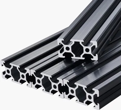 Immagine prodotto di SucceBuy set di 5 profili in alluminio da 1200 mm con asole 2040 per applicazioni lineari
