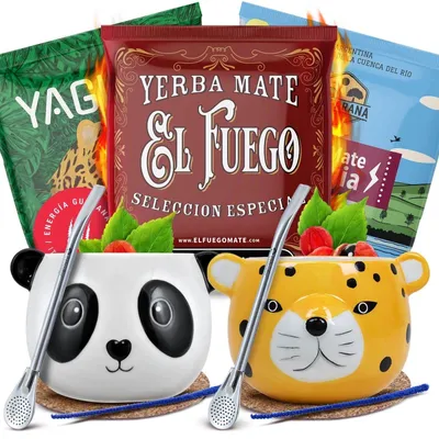 Image de Ensemble d'accessoires pour la yerba mate, comprenant des échantillons pour deux personnes