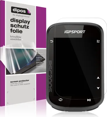Produktbild von 2x Schutzfolie für iGPSport BSC200s klar Displayschutzfolie Folie Display Schutz dipos
