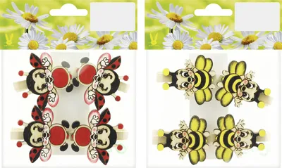 Produktbild von Dekoklammer Käfer 4,5 cm 4 Stück natur bunt