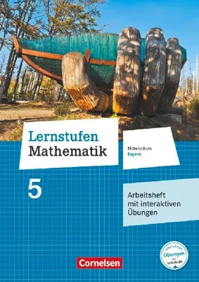 Produktbild von Lernstufen Mathematik 5. Jahrgangsstufe - Mittelschule Bayern - Arbeitsheft mit interaktiven Übungen auf scook.de