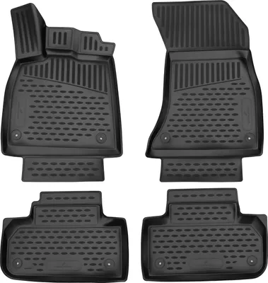 Produktbild von WALSER XTR Gummi Fussmatten Auto für Audi Q5 05/2016-2024, 100% passgenaue Auto Fußmatten, robuste Universal Fußmatte Auto, Gummimatten Auto, Auto Fussmatten Gummi, Auto Gummimatten