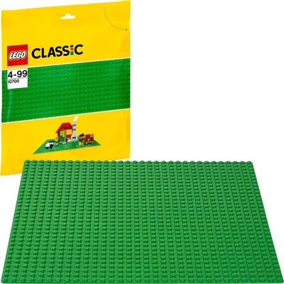 Produktbild von LEGO 10700 Classic Grüne Bauplatte, 25 cm x 25 cm, Lernspielzeug, kreatives Spielen