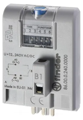 Produktbild von Finder Industrie-Zeitmodul, Serie 86.00 86.00.0.240 12 - 240 V DC/AC (86.00.0.240)