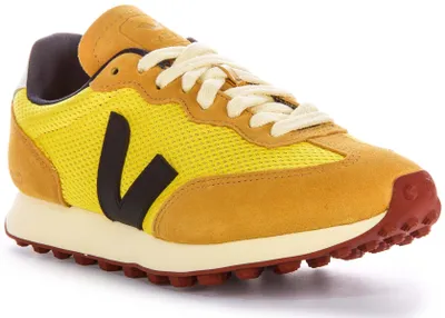 Produktbild von Veja Rio Branco Fabric Damen Sneaker aus Wildleder und Mesh in Gelb – undefined / Gelb