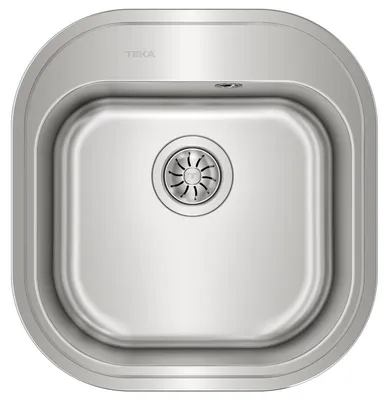 Imagen del producto de Fregadero empotrable de un seno, acero inoxidable, 45 cm, para la cocina