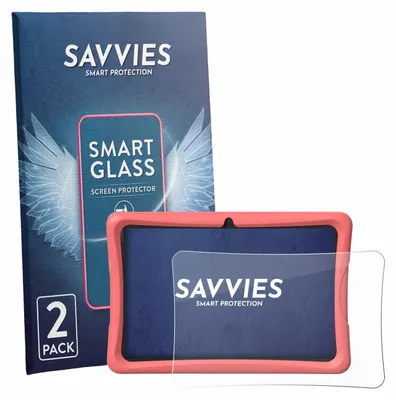 Produktbild von 2x Savvies Schutzglas Folie für Tabwee K10 9H Panzer Schutzfolie Glas Displayschutz klar transparent