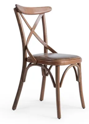 Produktbild von Holz Designer Stuhl Luxus Esszimmer Möbel Braun Neu Einrichtung