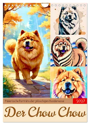 Produktbild von Der Chow Chow (Wandkalender 2027 DIN A4 hoch), CALVENDO Monatskalender