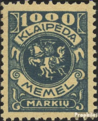 Produktbild von Briefmarken Memelgebiet 1923 Mi 150 postfrisch Wappenreiter