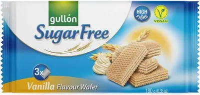 Produktbild von Gullón Sugar Free Vanilla Wafer 180g