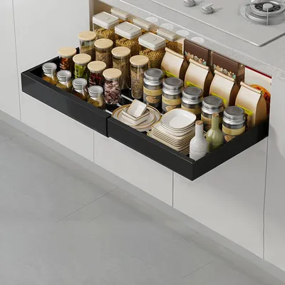 Produktbild von Unterschrank-Organizer & Stauraum für die Spüle Robuster, | Ausziehbarer Unter-Spüle-Organizer Für Küche, Bad,, Schrank, Küche, Bad