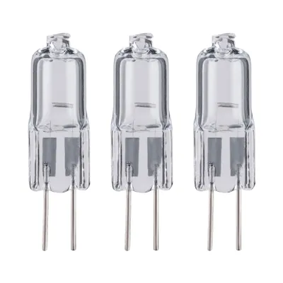 Produktbild von 3 x näve Halogen Leuchtmittel Stiftsockellampe 5W G4 24V klar warmweiß dimmbar für Ultraschallvernebler
