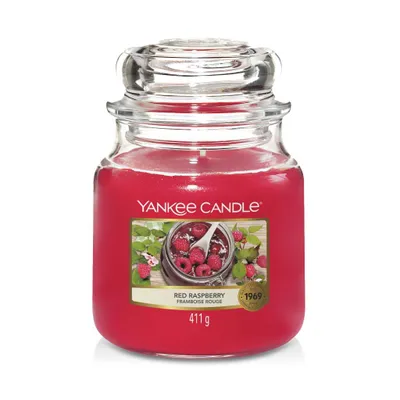 Obrázek produktu pro Yankee Candle Střední svíčka ve skleničce - Červená malina