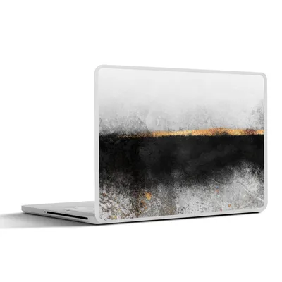 Produktbild von MuchoWow® Laptop Aufkleber Sticker Cover Gold - Abstrakt - Luxus 30x21 cm - Sticker für Laptop - Selbstklebend