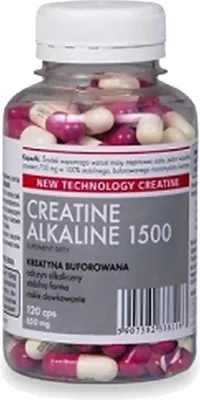 A bottle of creatine supplements.