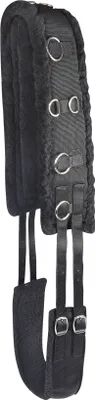 Produktbild von Waldhausen Longiergurt Teddyfleece Schwarz Pony