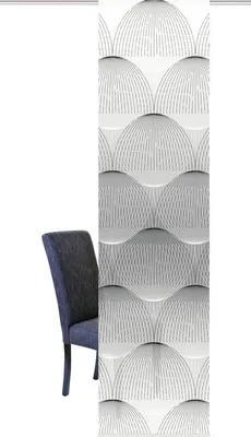 Produktbild von Schiebegardine Digitaldruck Benari grau 60x245 cm