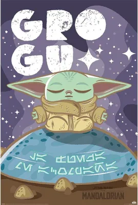 Immagine prodotto di Star Wars: The Mandalorian - Poster "Grogu Cuteness" PM6902 (91,5 cm x 61 cm) (Bunt)