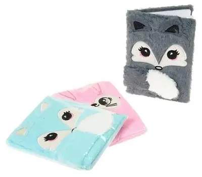 Obrázok produktu pre Plyšový zápisník 21 x 15 x 2 cm MIX – ADAR