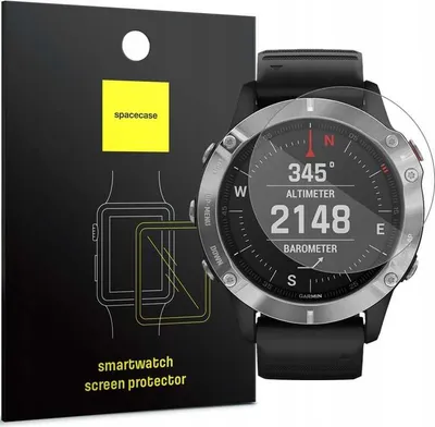 Produktbild von Spacecase SW Glas 2.5D Garmin Fenix 6 / 6 Pro