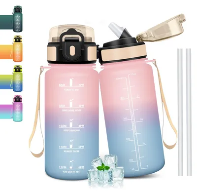 Produktbild von Trinkflasche 500ML Mulbijeo Auslaufsicher BPA-frei Wasserflasche Kunststoff