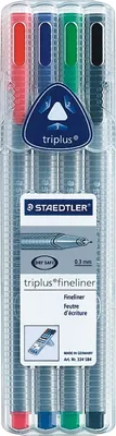 Produktbild von Staedtler - Fineliner Triplus 334 sortiert 0,3mm 4 Stück
