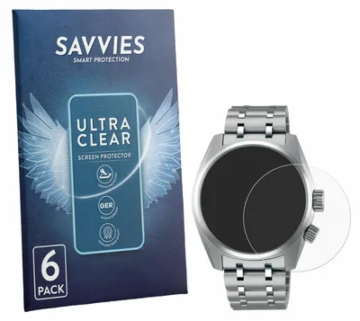 Produktbild von 6x Für Seiko Prospex SPB513J1 Schutzfolie Savvies Displayschutz Display Schutz Folie Klar Transparent