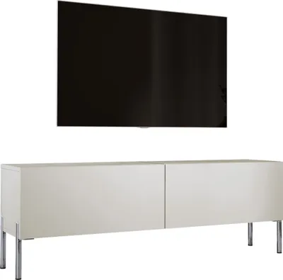 Immagine prodotto di CABINET TV: Cashmere con gambe cromate, 140 x 52 x 32 cm