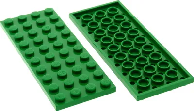 Produktbild von 2x Lego Bau Platte 4x10 grün Basic Grundplatte Star Wars 79002 7636 4141691 3030